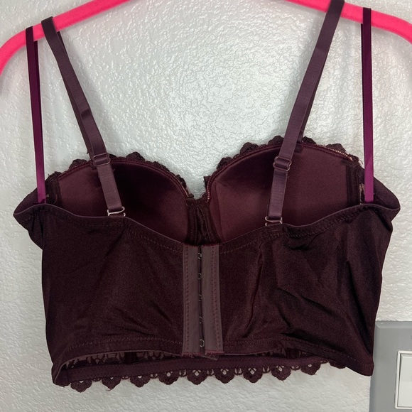 Windsor Tops Rhinestoned Beaded Crop Bustier Poshmark